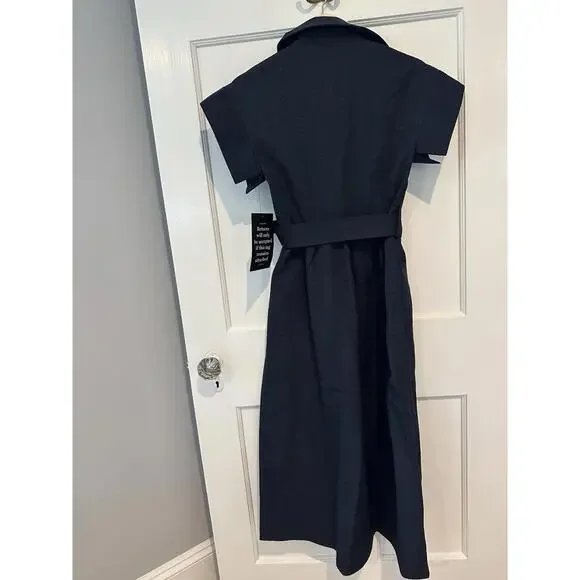 Tuckernuck Navy Chloe Dress$298  NWT Small S - Picture 3 of 3